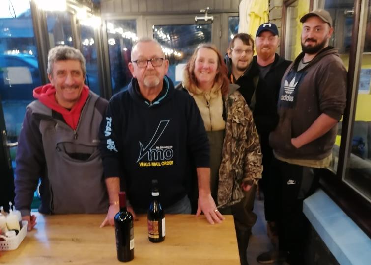 Winners, Franco Attanasio, Leigh Rogers, Alison George, Kristian George, Arron Sutton and Luke Kolmel. Picture John O Connor